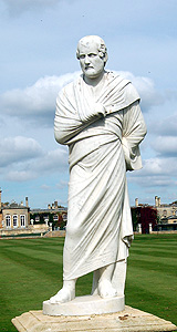 Statue of Cato near the Fountain September 2011